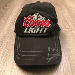 Coors Light Official Licensed Velcro Strapback Dad Hat/Cap‎ OSFA